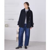 ジャージーメルトンシリーズ 金ボタンミドル丈コート/リンクコーデ | ROPE' PICNIC | 詳細画像12