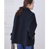 ジャージーメルトンシリーズ 金ボタンミドル丈コート/リンクコーデ | ROPE' PICNIC | 詳細画像15