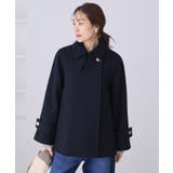 ジャージーメルトンシリーズ 金ボタンミドル丈コート/リンクコーデ | ROPE' PICNIC | 詳細画像16