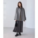 ジャージーメルトンシリーズ 金ボタンミドル丈コート/リンクコーデ | ROPE' PICNIC | 詳細画像3