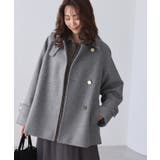 ジャージーメルトンシリーズ 金ボタンミドル丈コート/リンクコーデ | ROPE' PICNIC | 詳細画像6