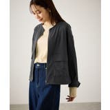 レーヨンナイロンブルゾン | ROPE' PICNIC | 詳細画像4 