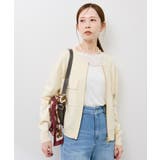 キナリ(16) | 【WEB限定】ミラノリブジップアップカーディガン/イージーケア | ROPE' PICNIC