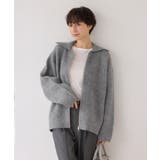【WEB限定】Wジップシャギーニットブルゾン | ROPE' PICNIC | 詳細画像4