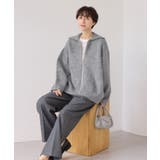 【WEB限定】Wジップシャギーニットブルゾン | ROPE' PICNIC | 詳細画像5