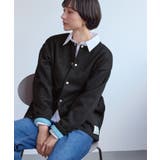 ブラック(01) | 裏シャギーボンディングノーカラージャケット | ROPE' PICNIC