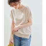 ベージュ(27) | 麻混カノコニットプルオーバー | ROPE' PICNIC