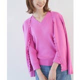 オーガニックスイスコットン7分袖ニットプルオーバー | ROPE' PICNIC | 詳細画像10 