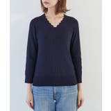 オーガニックスイスコットン7分袖ニットプルオーバー | ROPE' PICNIC | 詳細画像11 