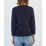 オーガニックスイスコットン7分袖ニットプルオーバー | ROPE' PICNIC | 詳細画像13 