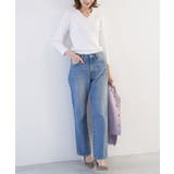 オーガニックスイスコットン7分袖ニットプルオーバー | ROPE' PICNIC | 詳細画像4 