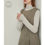 ライトグレー(08) | 【WEB限定カラー: ライトグレー,イエロー】シアーカットタートル | ROPE' PICNIC