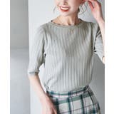 Beauty knit スカラップネックハーフスリーブニットプルオーバー | ROPE' PICNIC | 詳細画像25