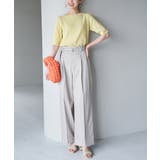 Beauty knit スカラップネックハーフスリーブニットプルオーバー | ROPE' PICNIC | 詳細画像3