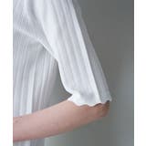 Beauty knit スカラップネックハーフスリーブニットプルオーバー | ROPE' PICNIC | 詳細画像38