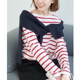 レッド系(61) | 着丈が選べるボーダーカットトップス/リンクコーデ | ROPE' PICNIC