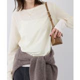 キナリ(16) | 新色追加/シアーカットクルーネックプルオーバー | ROPE' PICNIC