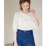 オフホワイト(15) | 2WAY/袖シャギーニットプルオーバー | ROPE' PICNIC