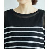 シアーボーダーニット | ROPE' PICNIC | 詳細画像13 