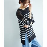 シアーボーダーニット | ROPE' PICNIC | 詳細画像4 