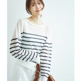 キナリ系(17) | シアーボーダーニット | ROPE' PICNIC