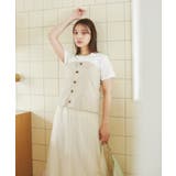異素材ドッキングレイヤードトップス | ROPE' PICNIC | 詳細画像20 