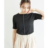 ブラック(01) | カットメロウトップス | ROPE' PICNIC