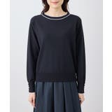 ライン入りニットプルオーバー/アンチピリング・洗濯機OK | ROPE' PICNIC | 詳細画像18