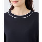 ライン入りニットプルオーバー/アンチピリング・洗濯機OK | ROPE' PICNIC | 詳細画像21