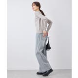 ライン入りニットプルオーバー/アンチピリング・洗濯機OK | ROPE' PICNIC | 詳細画像3