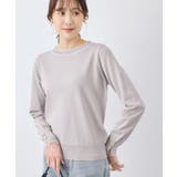 ライン入りニットプルオーバー/アンチピリング・洗濯機OK | ROPE' PICNIC | 詳細画像4