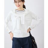 オフホワイト(15) | ライン入りニットプルオーバー/アンチピリング・洗濯機OK | ROPE' PICNIC