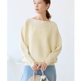 【洗濯機OK・アンチピリング】マシュマロ袖パールドルマンニット | ROPE' PICNIC | 詳細画像30