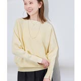 【洗濯機OK・アンチピリング】マシュマロ袖パールドルマンニット | ROPE' PICNIC | 詳細画像33