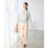 【洗濯機OK・アンチピリング】マシュマロ袖パールドルマンニット | ROPE' PICNIC | 詳細画像8