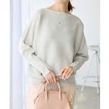 【洗濯機OK・アンチピリング】マシュマロ袖パールドルマンニット | ROPE' PICNIC | 詳細画像9