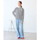 刺繍入りボーダーカットトップス | ROPE' PICNIC | 詳細画像2 