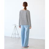 刺繍入りボーダーカットトップス | ROPE' PICNIC | 詳細画像3 