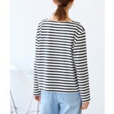 刺繍入りボーダーカットトップス | ROPE' PICNIC | 詳細画像8 