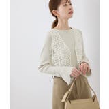 袖口フレアシアーニットプルオーバー/洗濯機OK | ROPE' PICNIC | 詳細画像11 