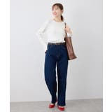 袖口フレアシアーニットプルオーバー/洗濯機OK | ROPE' PICNIC | 詳細画像17 