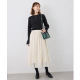 袖口フレアシアーニットプルオーバー/洗濯機OK | ROPE' PICNIC | 詳細画像2 