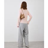 袖口フレアシアーニットプルオーバー/洗濯機OK | ROPE' PICNIC | 詳細画像21 