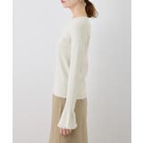 袖口フレアシアーニットプルオーバー/洗濯機OK | ROPE' PICNIC | 詳細画像25 