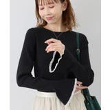 袖口フレアシアーニットプルオーバー/洗濯機OK | ROPE' PICNIC | 詳細画像7 