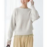 ライトグレー(08) | fluffy knitフラッフィーニット ふわふわMIXフェザーニットプルオーバ… | ROPE' PICNIC