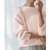 ローズピンク(64) | fluffy knitフラッフィーニット ふわふわMIXフェザーニットプルオーバ… | ROPE' PICNIC