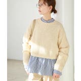 スパンコール混リボンヤーンニットプルオーバー | ROPE' PICNIC | 詳細画像1 