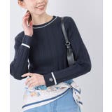 シルク混ワンポイントニットプルオーバー | ROPE' PICNIC | 詳細画像15 