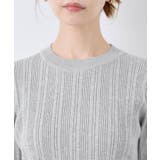 シルク混ワンポイントニットプルオーバー | ROPE' PICNIC | 詳細画像24 